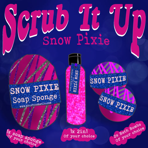 Scrub It Up Snow Pixie Gift Set