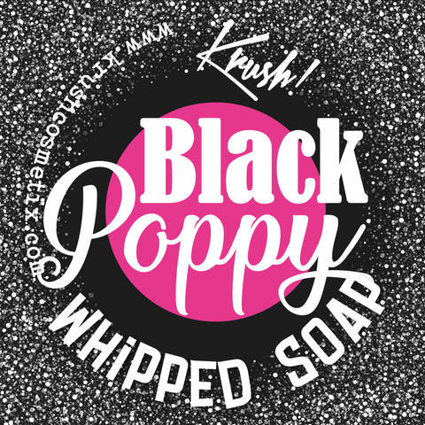 Black Poppy Whipped Soap