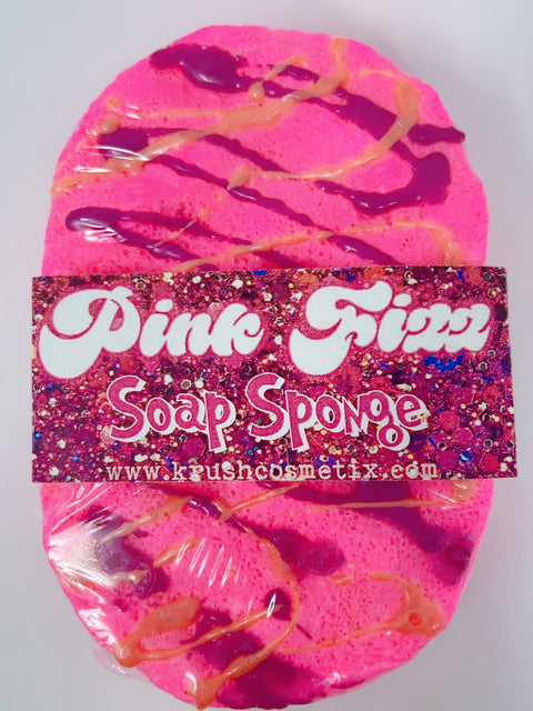 Pink Fizz Soap Sponge