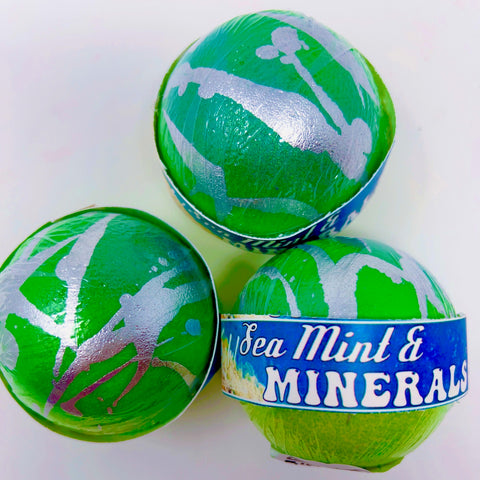 Sea Mint and Minerals Bath Bomb